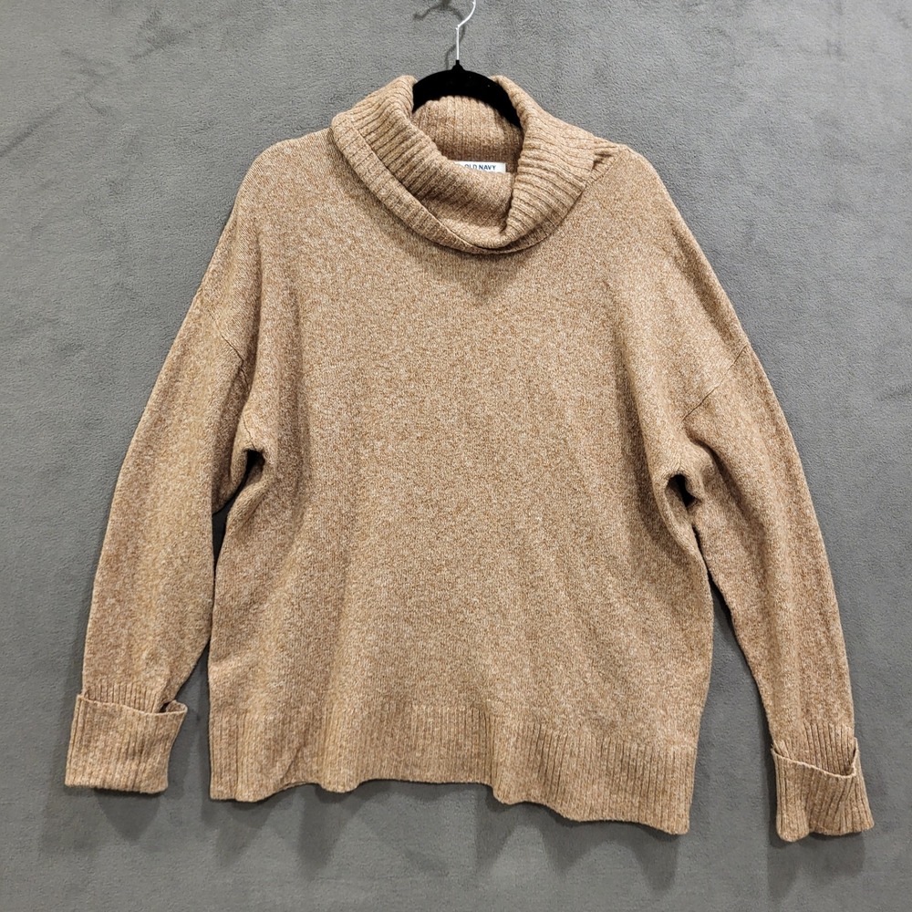 Old Navy Turtleneck Oversize Sweater Womens Large Capsule Soft Warm Cozy Minimal